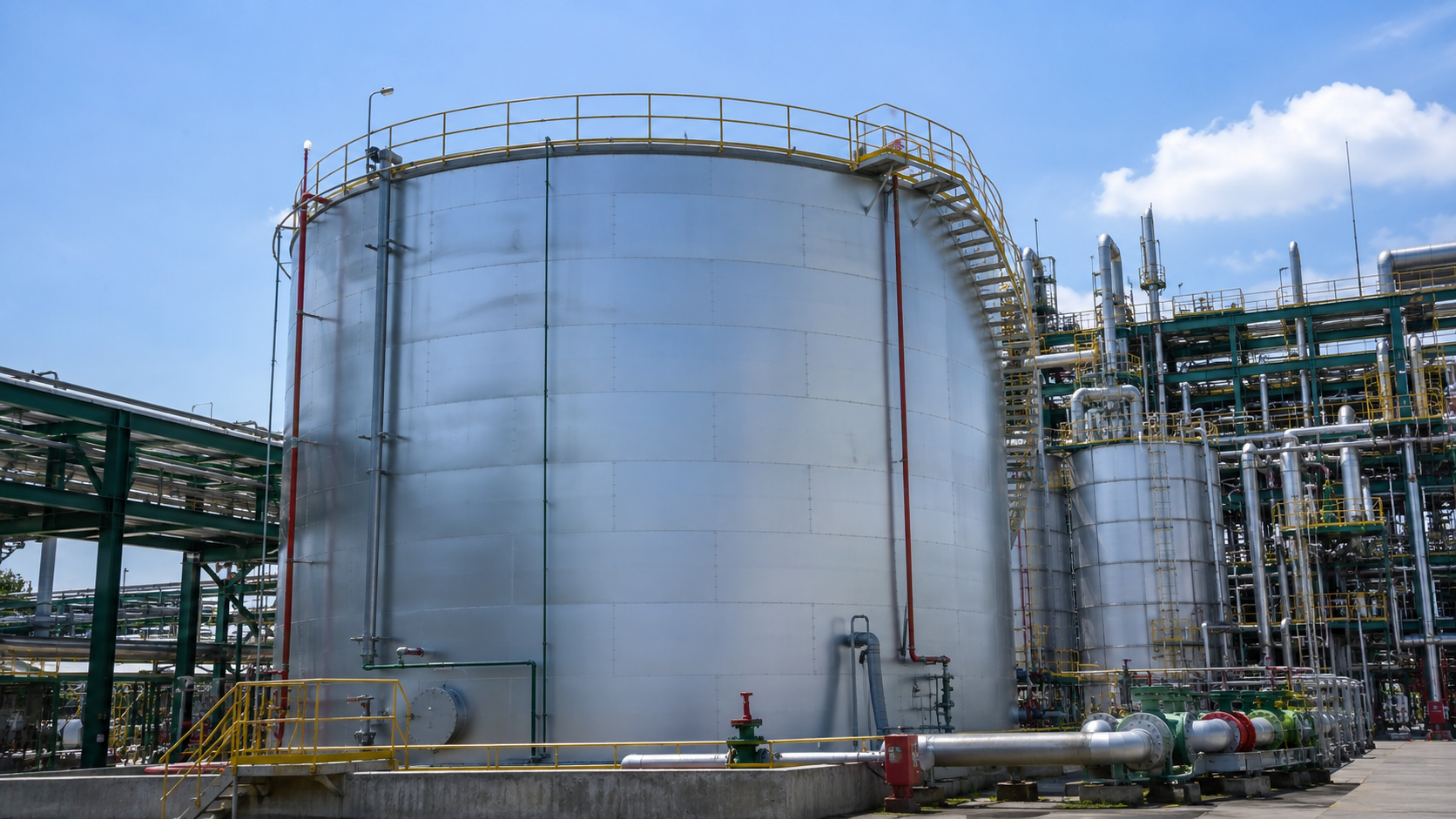 Depósitos de acero al carbono para uso industrial