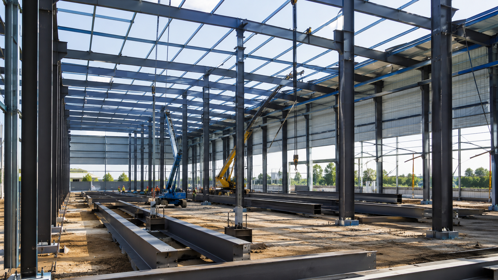 Estructuras metálicas para naves industriales fabricadas a medida