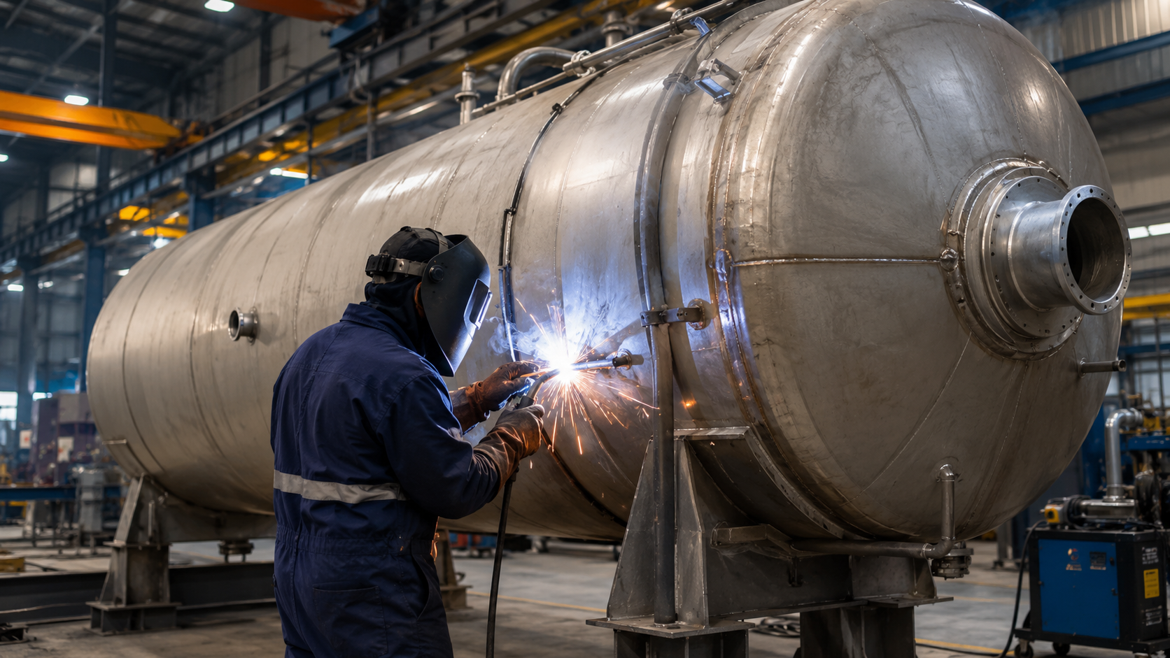 Fabricación de tanques industriales a medida en taller